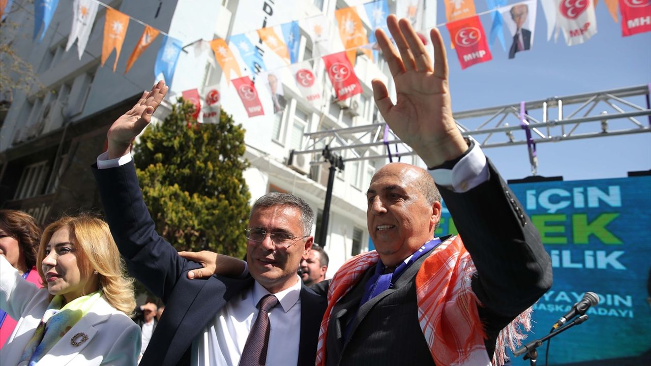 Muğla Büyükşehir Belediye Başkan adayı Ayaydın, Yatağan'da mitingde konuştu:
