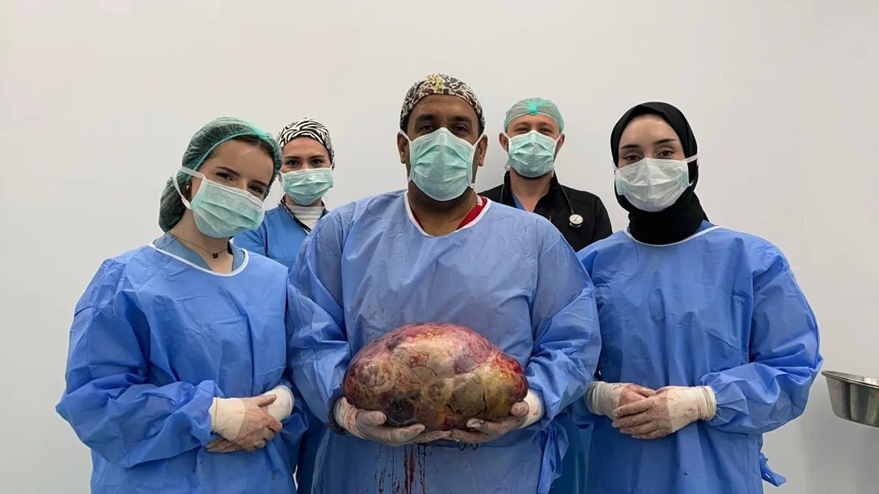 10 kilogramlık kitle patlamadan çıkarıldı