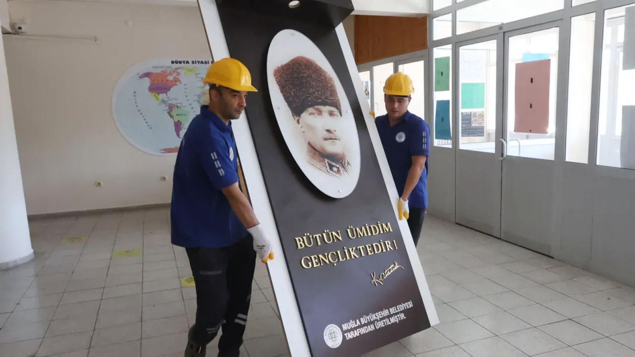 Muğla’da okullar yenileniyor, değerler yaşatılıyor