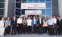 AK Parti heyeti, Nazilli'de sağlık kompleksinde incelemede bulundu