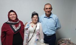 Denizli'de down sendromlu Esra'nın düğün hayali gerçek oldu