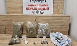 İzmir'de polisten kaçarken uyuşturucu ile yakalanan 2 kişi tutuklandı