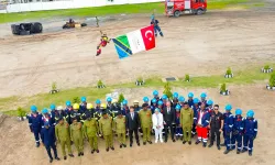 Konya İtfaiyesi'nden Tanzaya'da başarılı tatbikat