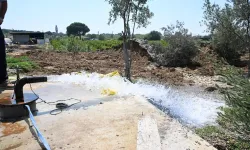 Manisa Gölmarmara'da saniyede 8 litre verimli sondaj