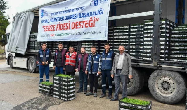 Ankara'da 1 milyonun üzerinde erkenci sebze fidesi dağıtıldı