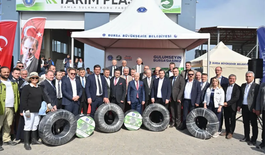 Bursa Büyükşehir’den çiftçiye büyük destek