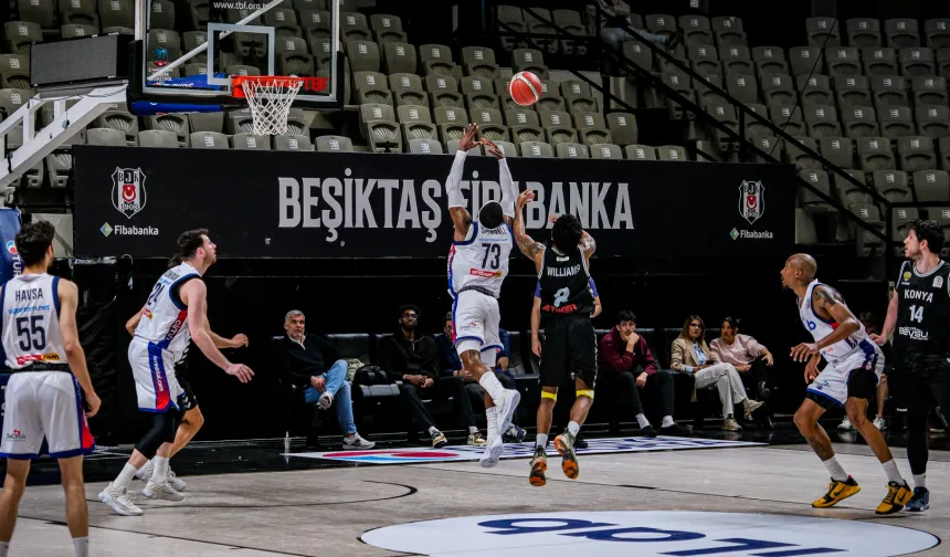 Konya Büyükşehir Belediyespor Play-Off Çeyrek Final Serisinde ilk maçı kazandı