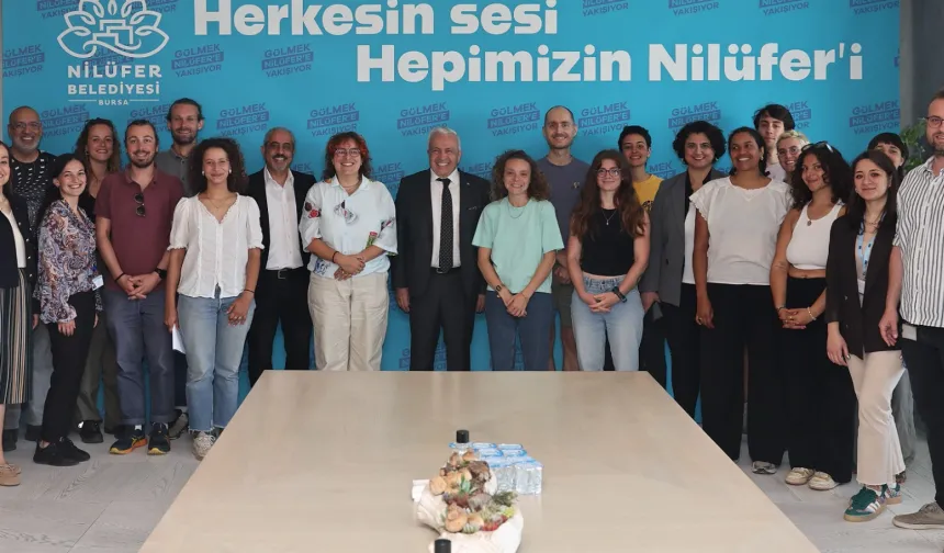 Fransa’dan gelip Nilüfer’in sağlıklı gıda politikalarını incelediler