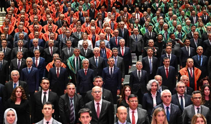 Yeni adli yıl törenle açıldı: Adalet, devletimizin temeli